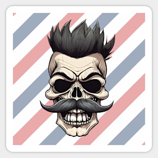 Barber skull Sticker